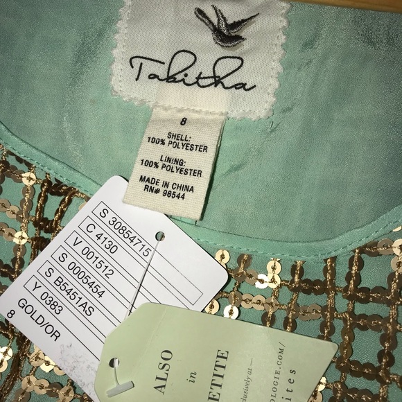 NWT Anthropologie Golden Pane Shift Dress - Picture 6 of 7